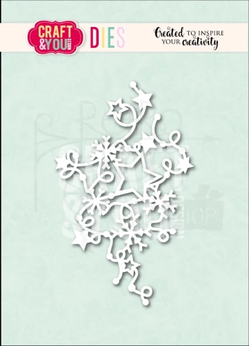 Wykrojnik Zimowa dekoracja Magdy CW384 Craft&amp;You Design