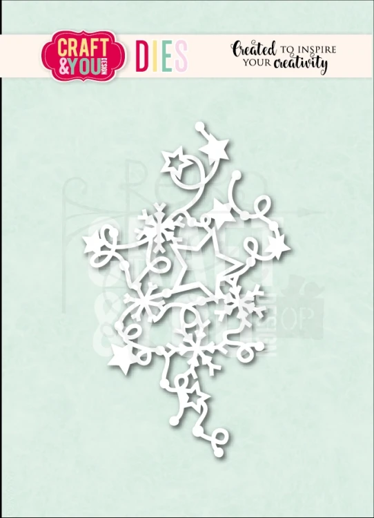Wykrojnik Zimowa dekoracja Magdy CW384 Craft&amp;You Design
