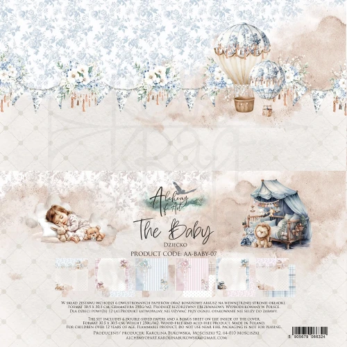 Zestaw papierów do scrapbookingu 30x30 The Baby - AA-BABY-07 Alchemy of Art
