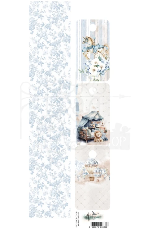 Pasek 5x30 dodatki do samodzielnego wycięcia The Baby - GIRL AA-BABY-EXT-02 Alchemy of Art