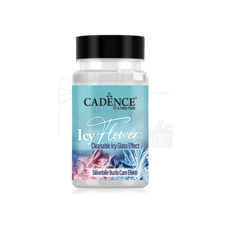 Farba dekoracyjna efekt oszronionego szkła Icy Flower 90ml Cadence