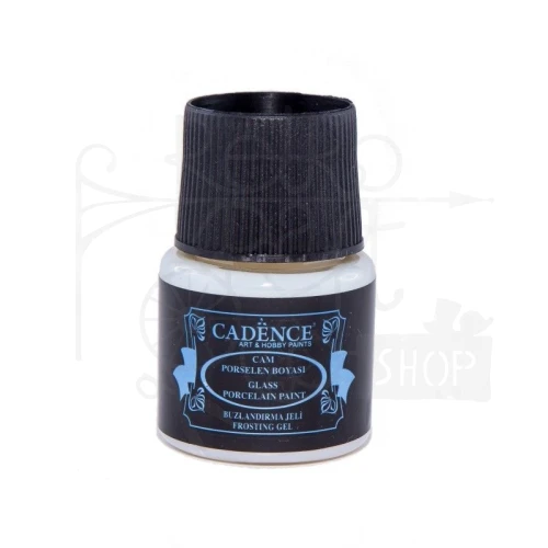 Farba do szkła efekt szronu 45ml lodowy Cadence