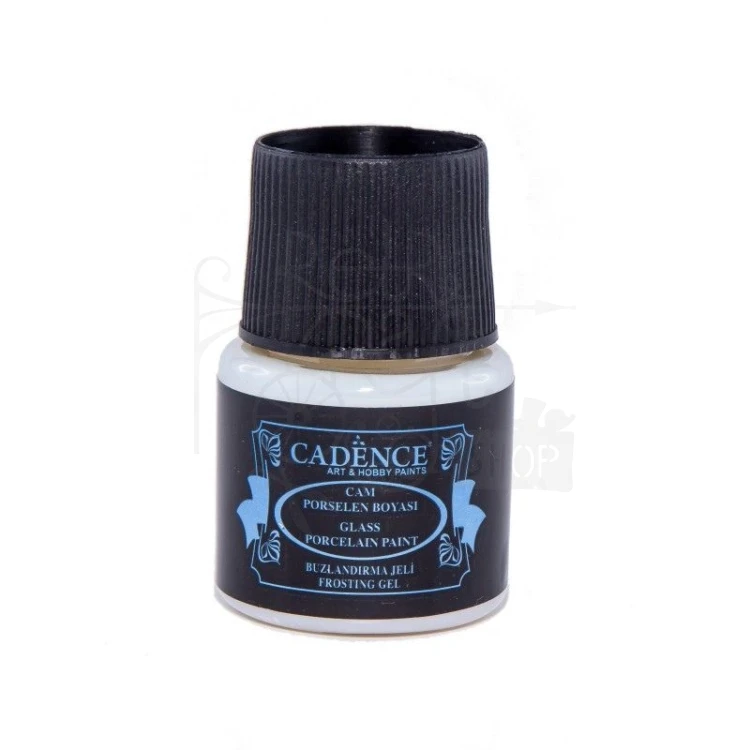 Farba do szkła efekt szronu 45ml lodowy Cadence