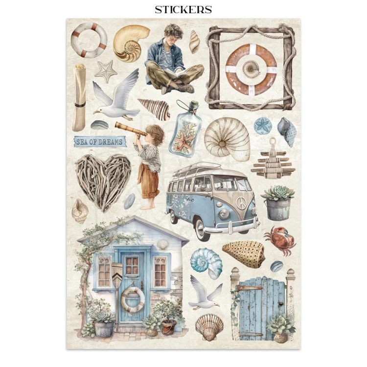 Junk Journal Silent Sea SBJK13 Stamperia