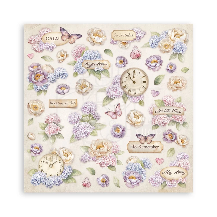Zestaw papierów do scrapbookingu 20x20 Quiet Days SBBS134 Stamperia