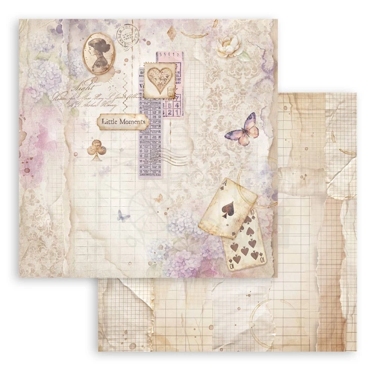 Zestaw papierów do scrapbookingu 20x20 Quiet Days SBBS134 Stamperia