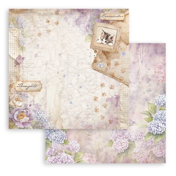 Zestaw papierów do scrapbookingu 20x20 Quiet Days SBBS134 Stamperia