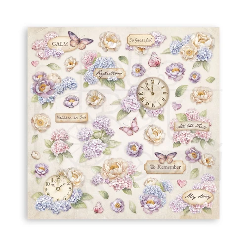Zestaw papierów jednostronnych do scrapbookingu 20x20 Quiet Days 22 arkusze SBBSXB19 Stamperia