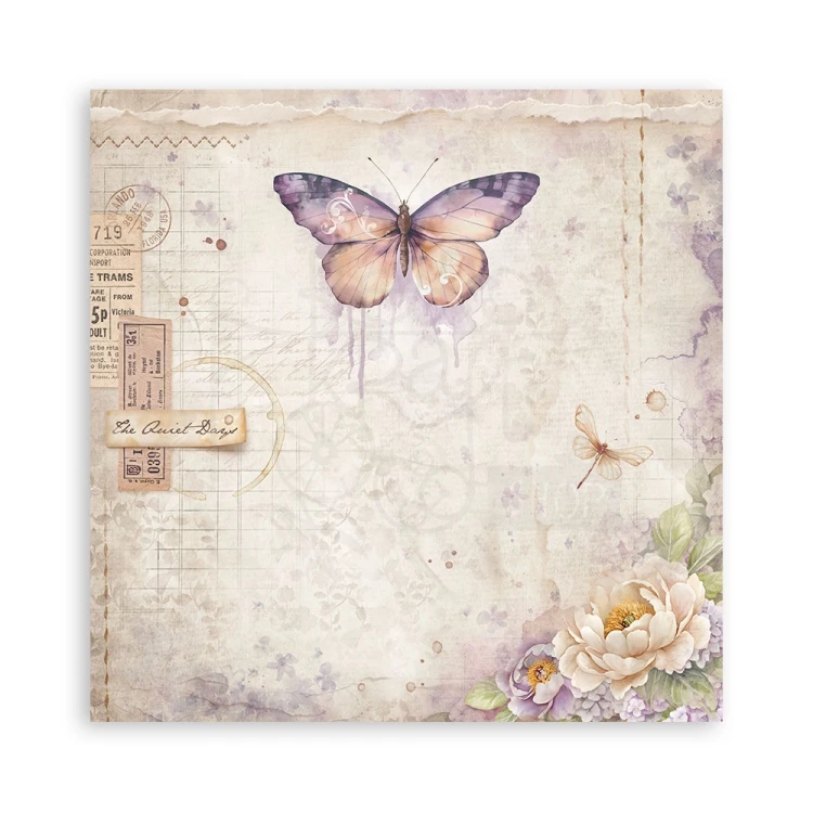Zestaw papierów jednostronnych do scrapbookingu 20x20 Quiet Days 22 arkusze SBBSXB19 Stamperia