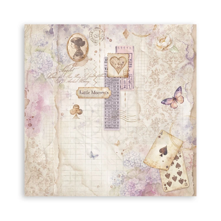 Zestaw papierów jednostronnych do scrapbookingu 20x20 Quiet Days 22 arkusze SBBSXB19 Stamperia