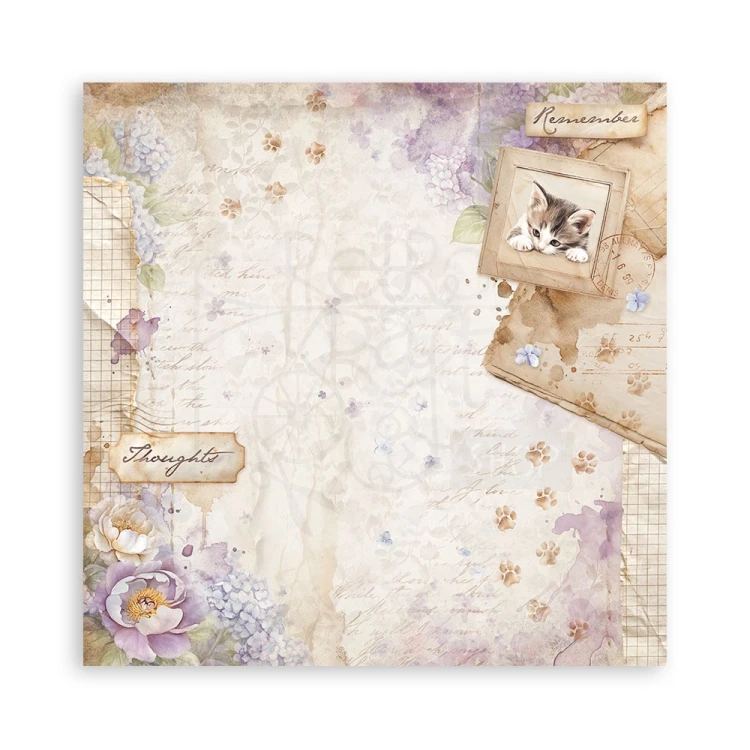 Zestaw papierów jednostronnych do scrapbookingu 20x20 Quiet Days 22 arkusze SBBSXB19 Stamperia