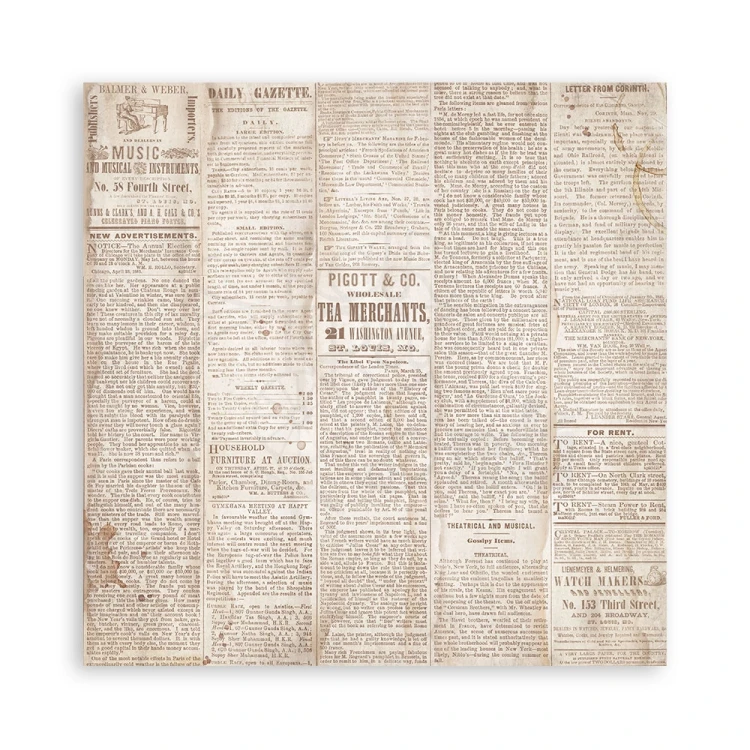 Zestaw papierów jednostronnych do scrapbookingu 20x20 Quiet Days 22 arkusze SBBSXB19 Stamperia