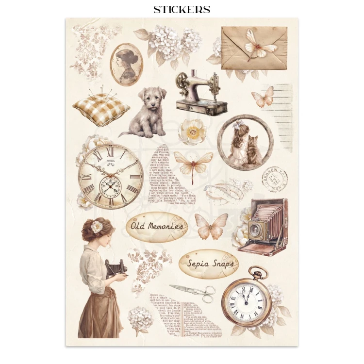 Junk Journal Quiet Days SBJK08 Stamperia