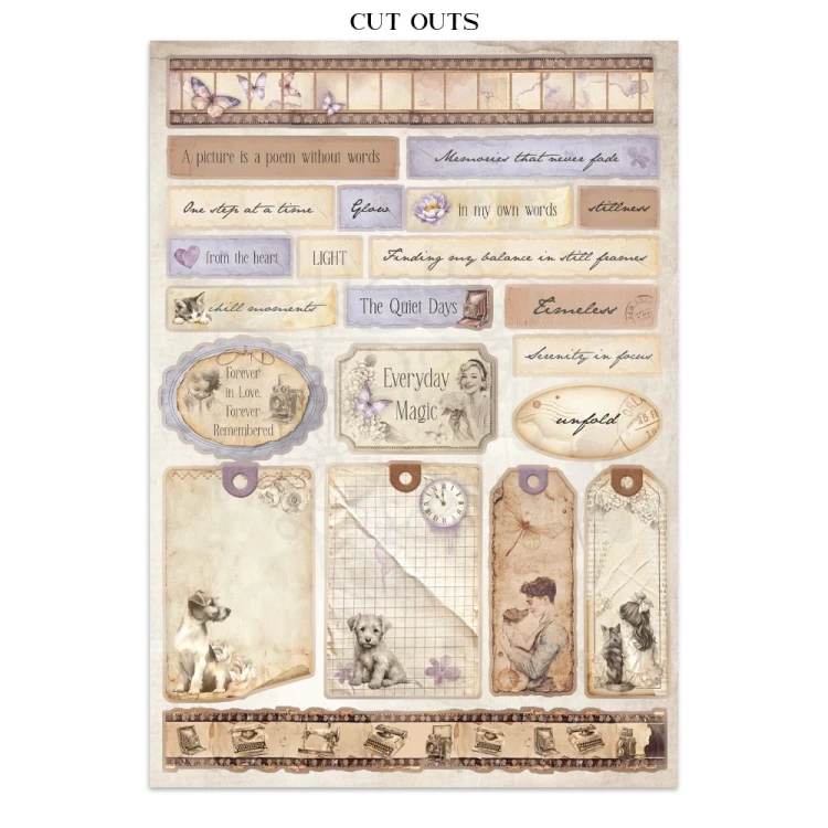 Junk Journal Quiet Days SBJK08 Stamperia