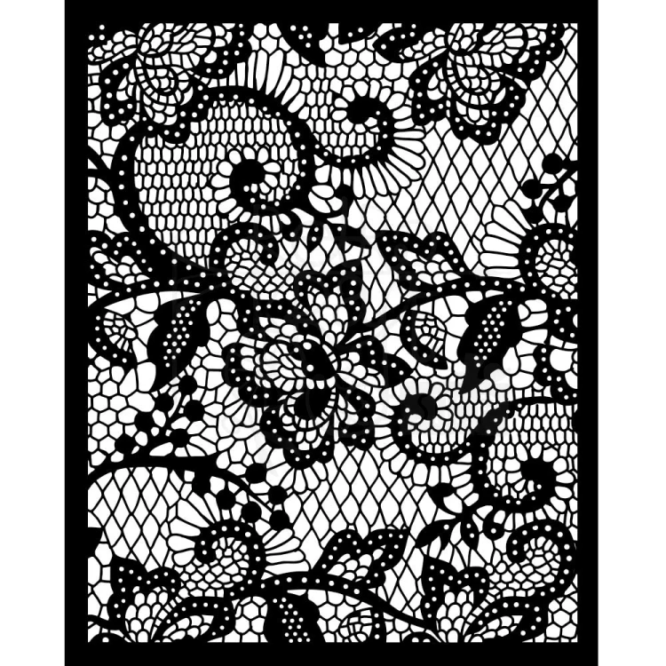Szablon maska 20x25cm Quiet Days Kwiatowa koronka KSTD192 Stamperia