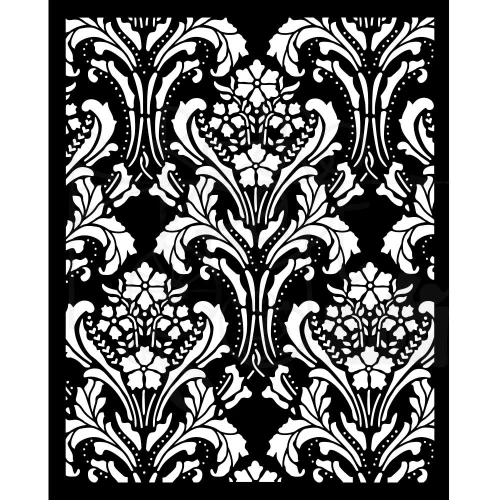 Szablon maska 20x25cm Quiet Days Barokowa tapeta KSTD191 Stamperia