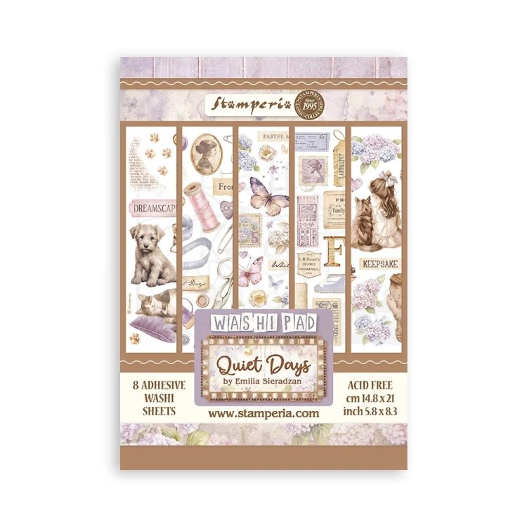Papier washi A5 Quiet Days SBW26 Stamperia