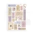 Papier washi A5 Quiet Days SBW26 Stamperia