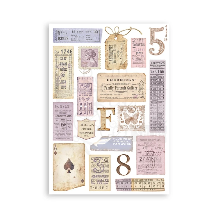 Papier washi A5 Quiet Days SBW26 Stamperia