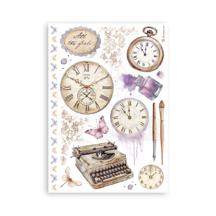 Papier washi A5 Quiet Days SBW26 Stamperia