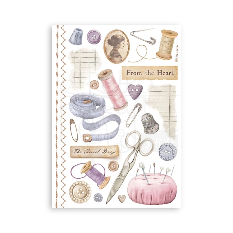 Papier washi A5 Quiet Days SBW26 Stamperia