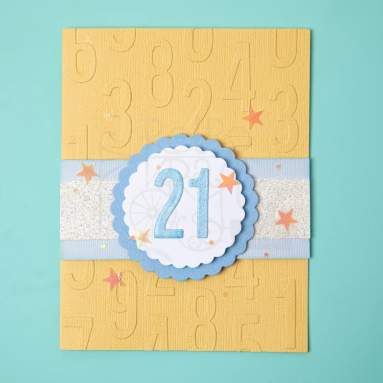 Wykrojnik Bold Numbers by Alison Williams 10 elementów 665073 Sizzix