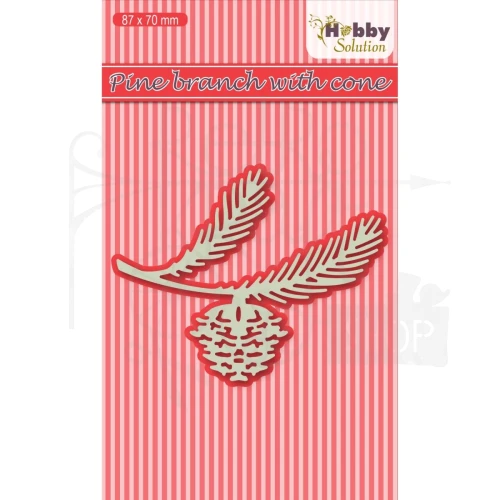 Wykrojnik Sosnowa gałązka i szyszka HSDJ021 Hobby Solution