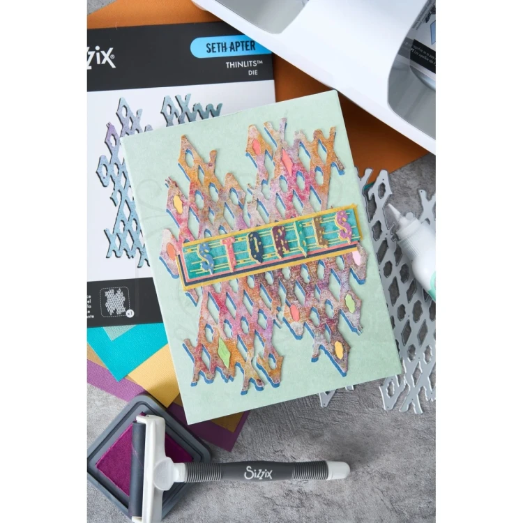Wykrojnik Thinlits Die Diamond District by Seth Apter 667024 Sizzix