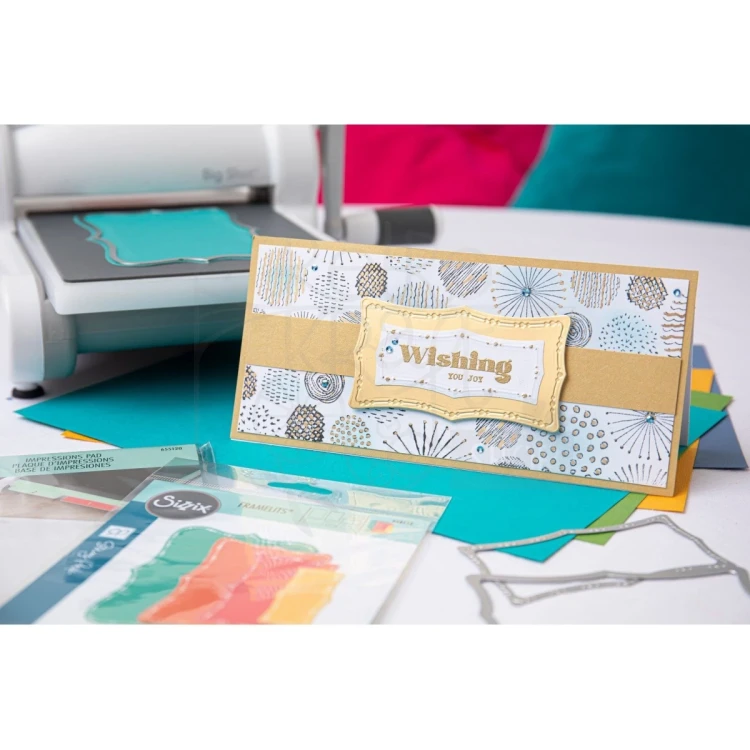 Wykrojnik Fanciful Doris Dotted Top Note 8 elementów 666552 Sizzix