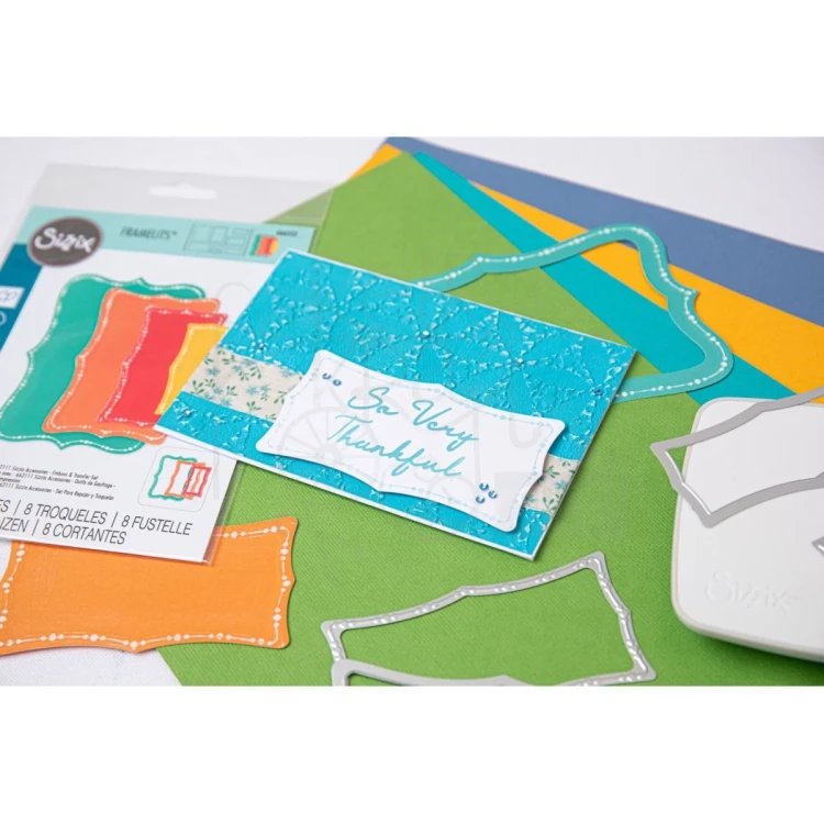 Wykrojnik Fanciful Doris Dotted Top Note 8 elementów 666552 Sizzix
