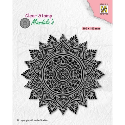 Stempel akrylowy Mandala CSMAN008 Nellie's Choice