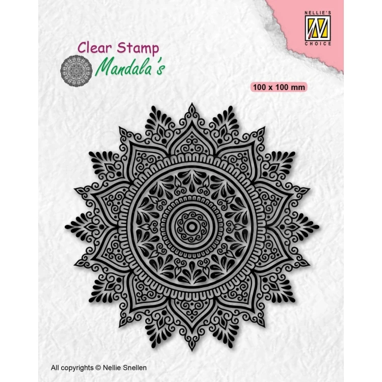 Stempel akrylowy Mandala CSMAN008 Nellie's Choice