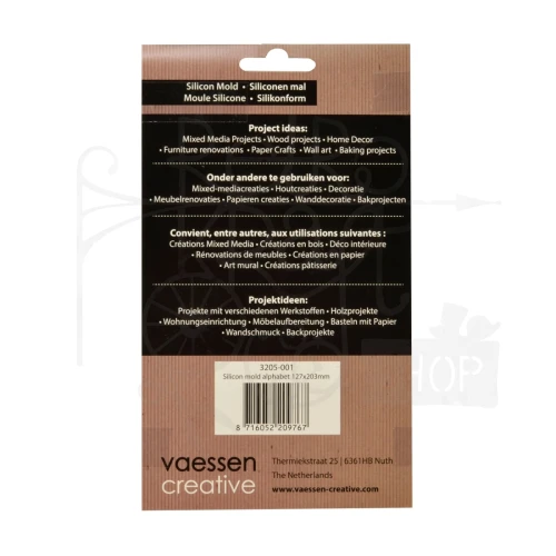 Foremka silikonowa Alfabet 3205-001 Vaessen Creative