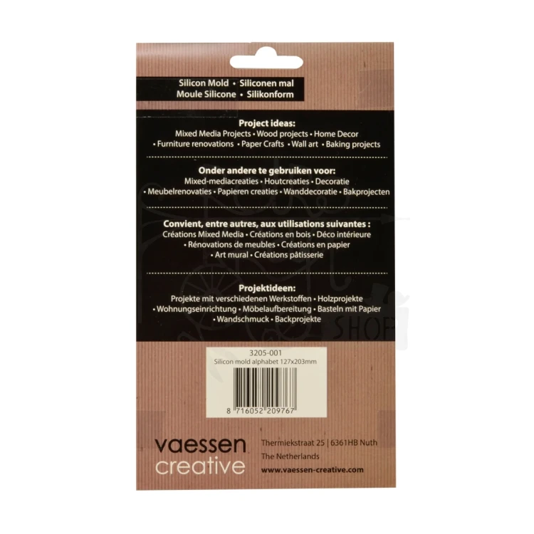 Foremka silikonowa Alfabet 3205-001 Vaessen Creative
