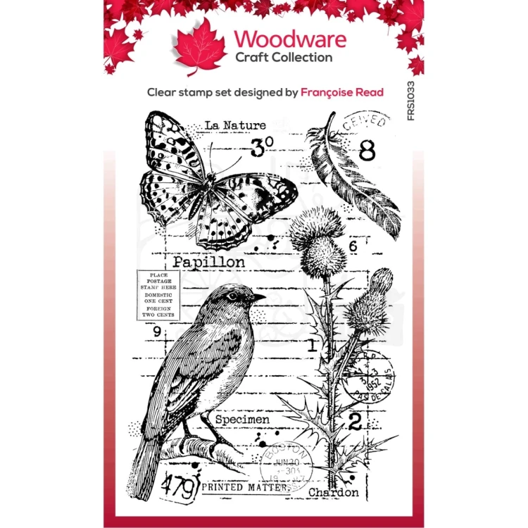 Stempel akrylowy Natura FRS1033 Woodware
