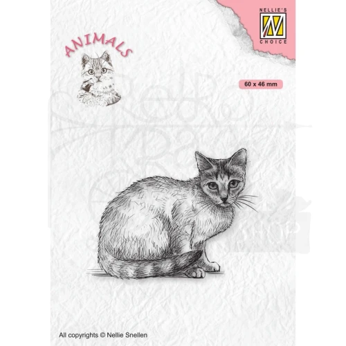 Stempel akrylowy Cat ANI023 Nellie's Choice