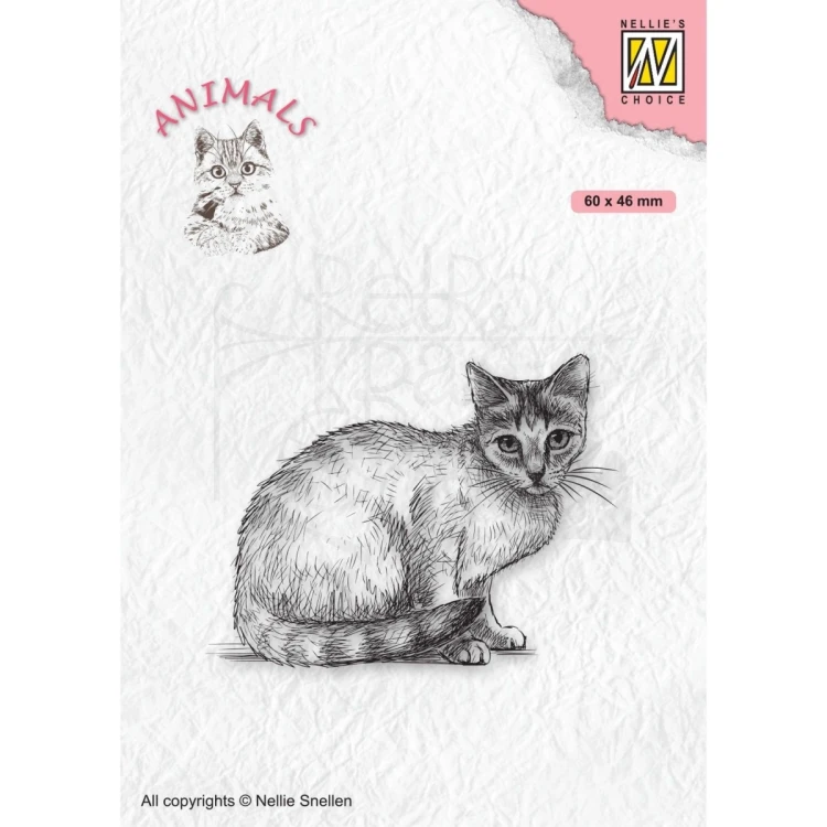 Stempel akrylowy Cat ANI023 Nellie's Choice