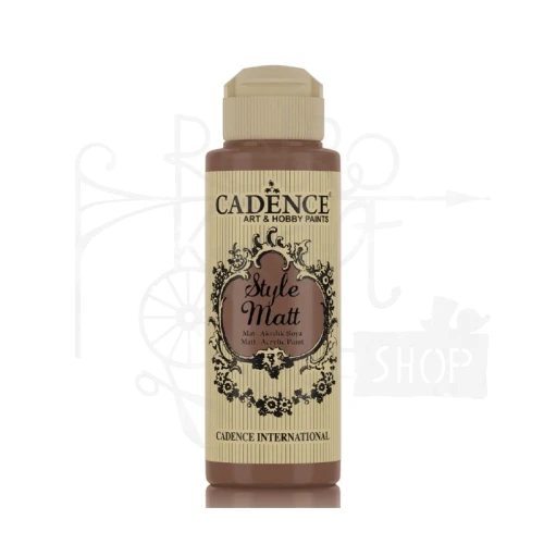Farba akrylowa matowa Style Matt rudy brąz 120ml S9059 Cadence
