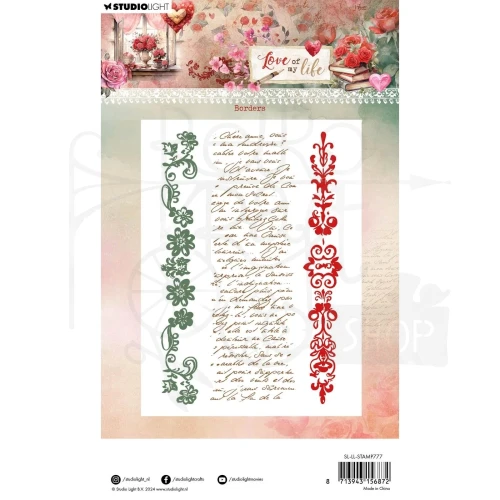 Stempel silikonowy Borders Love of my life SL-LL-STAMP777 Studio Light