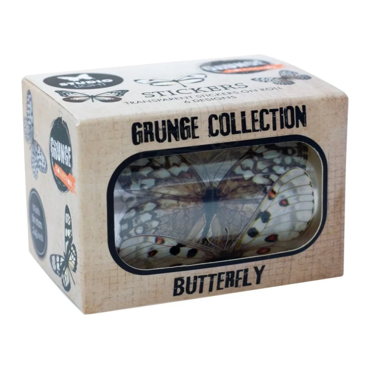 Naklejki foliowe na rolce Butterfly Grunge Collection SL-GR-STIC54 Studio Light