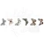 Naklejki foliowe na rolce Butterfly Grunge Collection SL-GR-STIC54 Studio Light