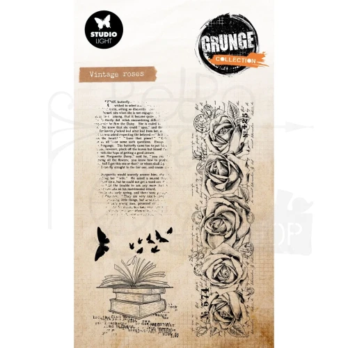 Stempel silikonowy Vintage roses Grunge Collection SL-GR-STAMP892 Studio Light