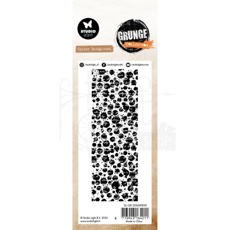 Stempel silikonowy Splash background Grunge Collection SL-GR-STAMP890 Studio Light