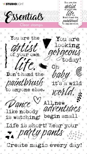 Stempel silikonowy You are an artist Essentials SL-ES-STAMP121 Studio Light
