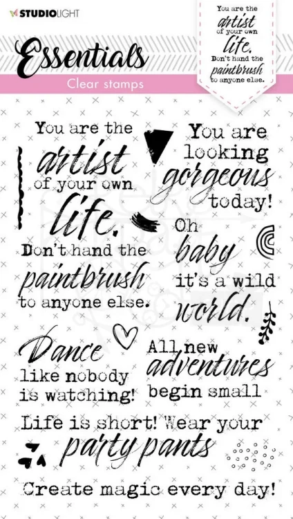 Stempel silikonowy You are an artist Essentials SL-ES-STAMP121 Studio Light