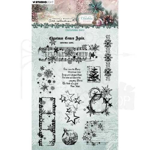 Stempel silikonowy Christmas deco Christmas Blush JMA-CB-STAMP883 Studio Light