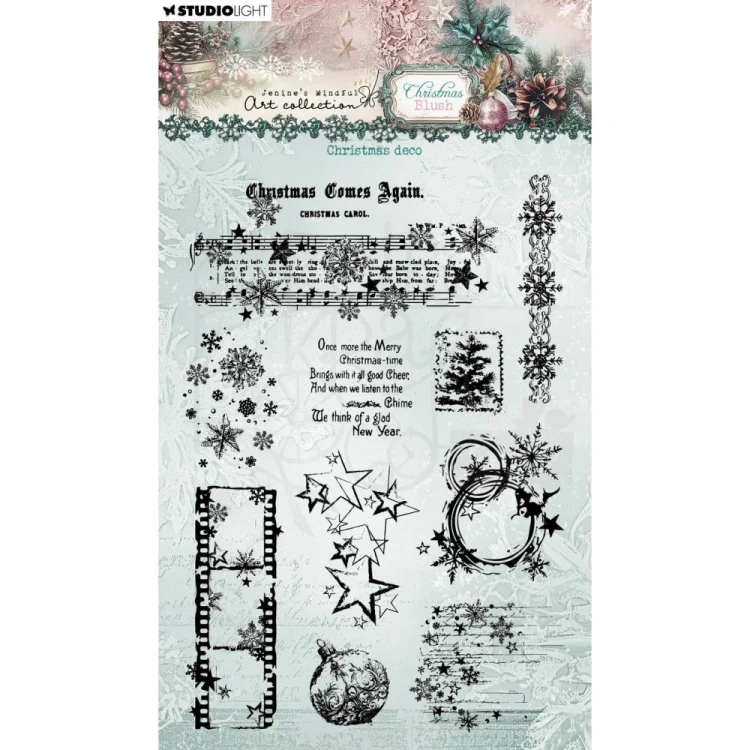 Stempel silikonowy Christmas deco Christmas Blush JMA-CB-STAMP883 Studio Light
