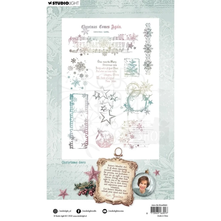 Stempel silikonowy Christmas deco Christmas Blush JMA-CB-STAMP883 Studio Light