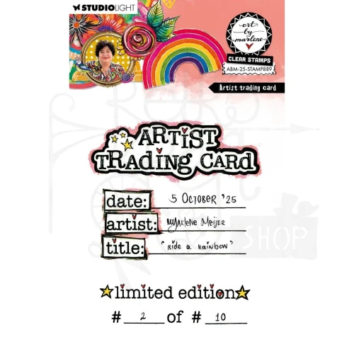 Stempel silikonowy Artist trading card Art By Marlene ABM-25-STAMP889 Studio Light