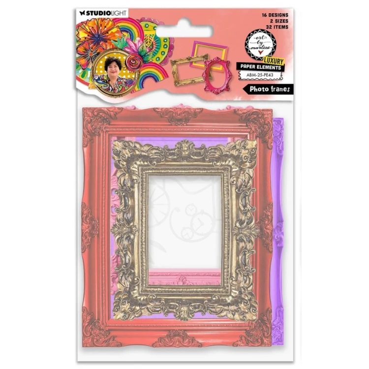 Ozdoby papierowe ramki Photo frames Art By Marlene ABM-25-PE43 Studio Light